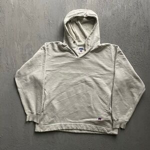 Vintage Russell Athletic Pro Cotto Hoodie Mens Large Grey 90s